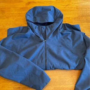 North face rain jacket blue women’s XL